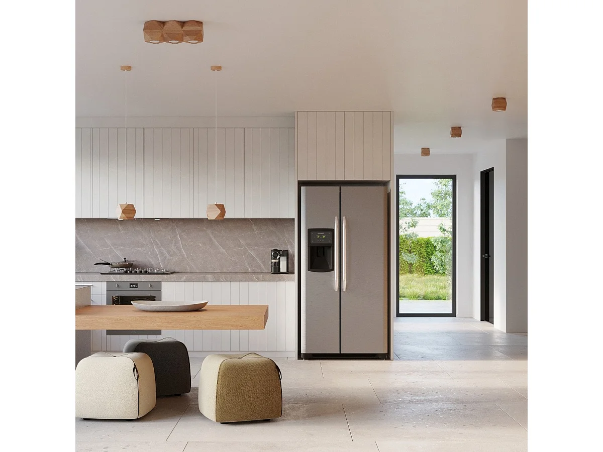 Applique Taina bois naturel