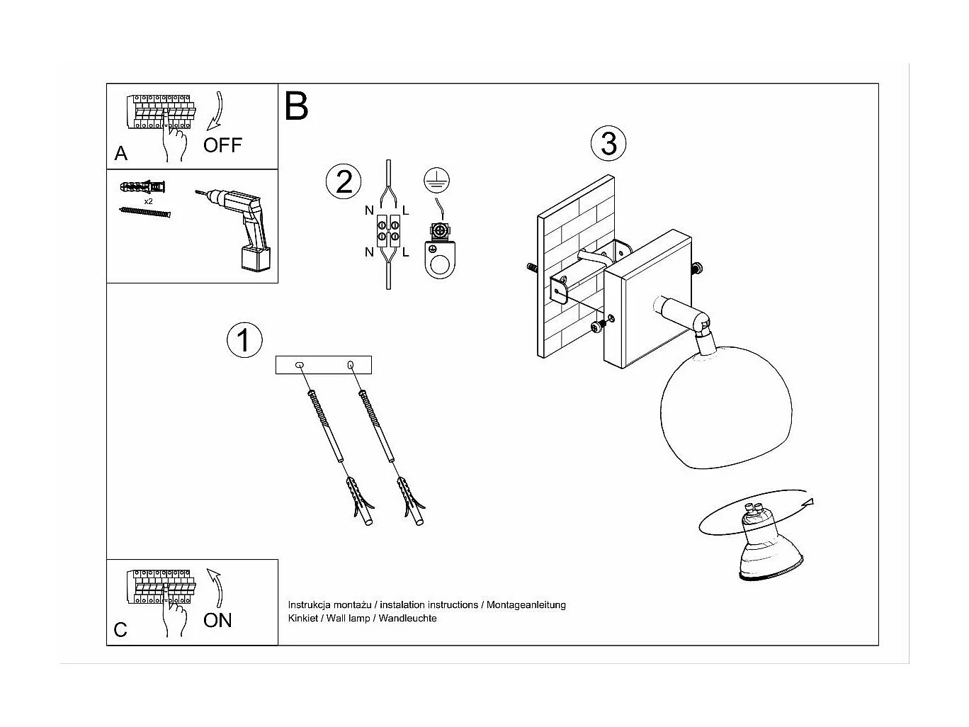 Applique Oculus blanc