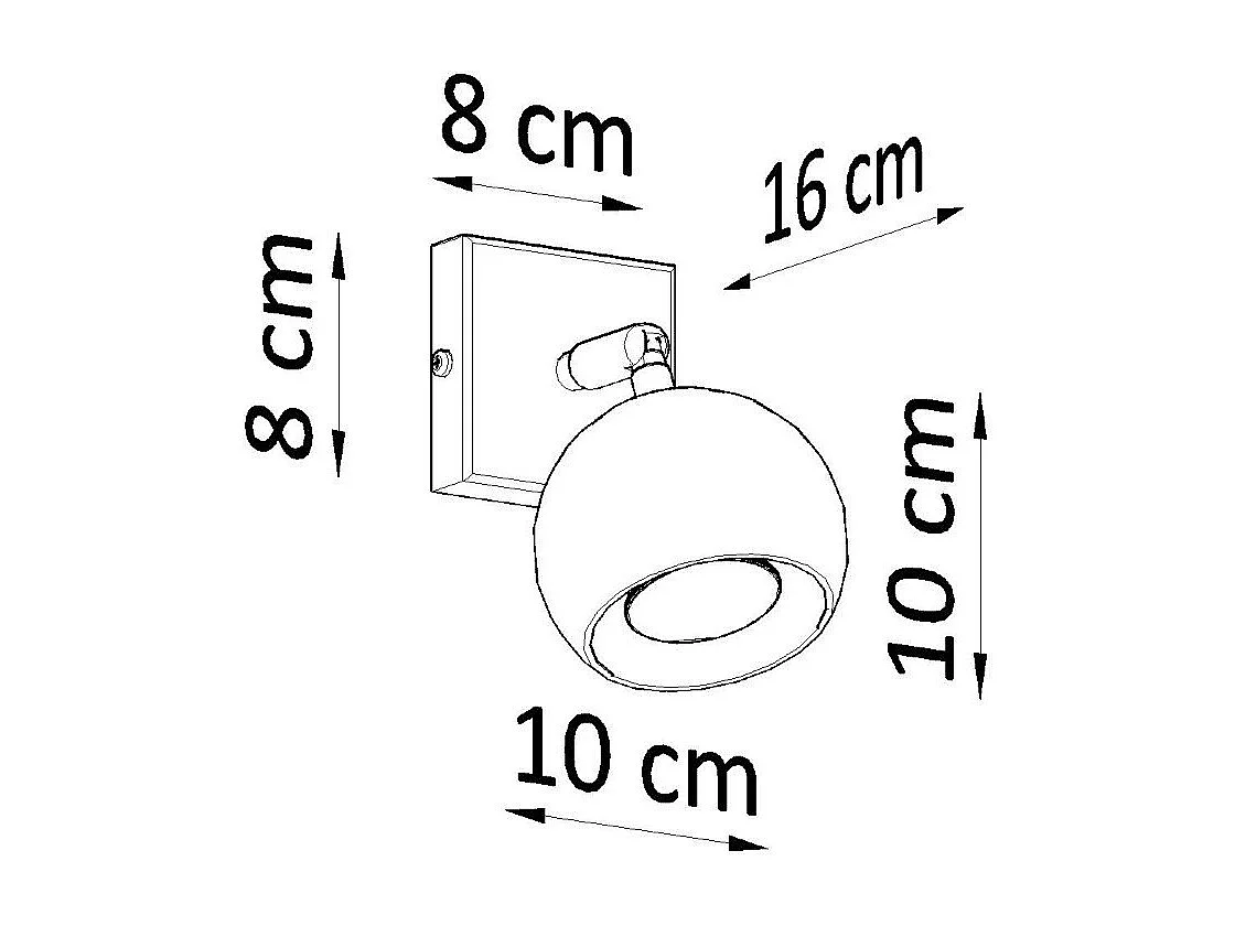 Applique Oculus blanc