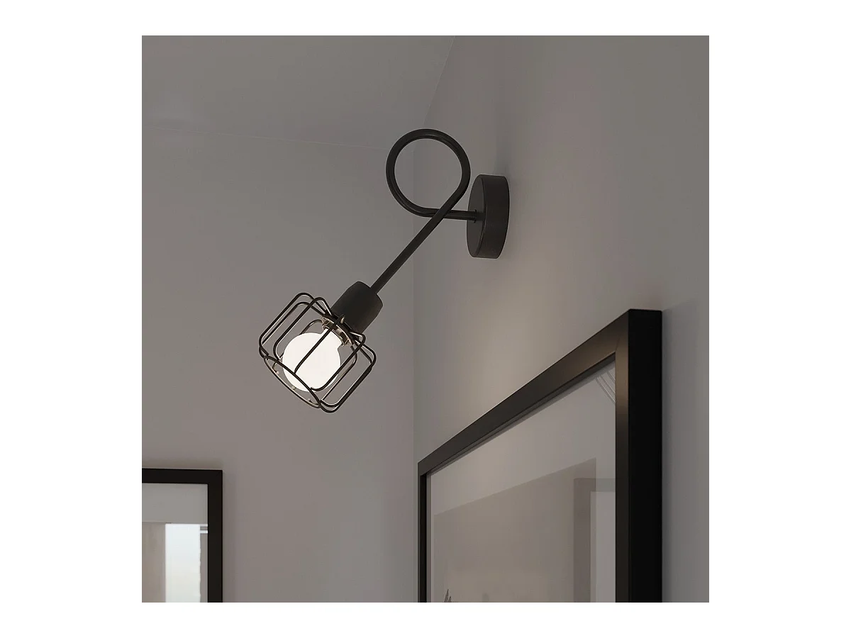 Applique Cepheus 1 noir