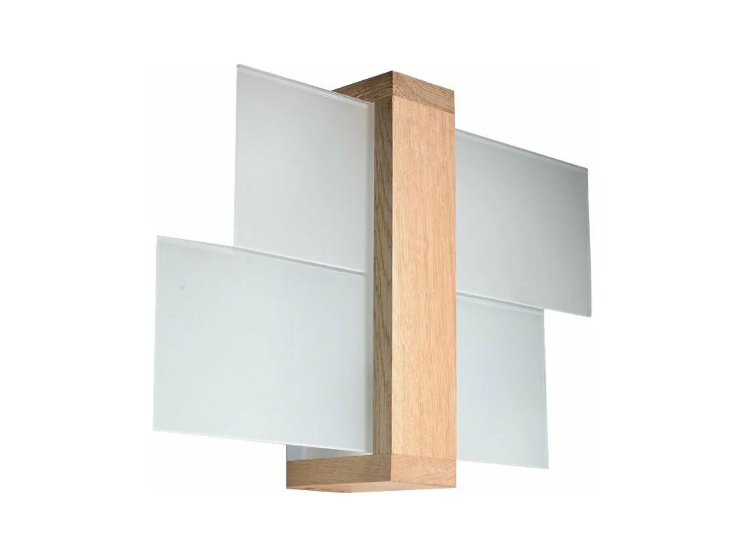 Applique Phoenix 1 bois naturel