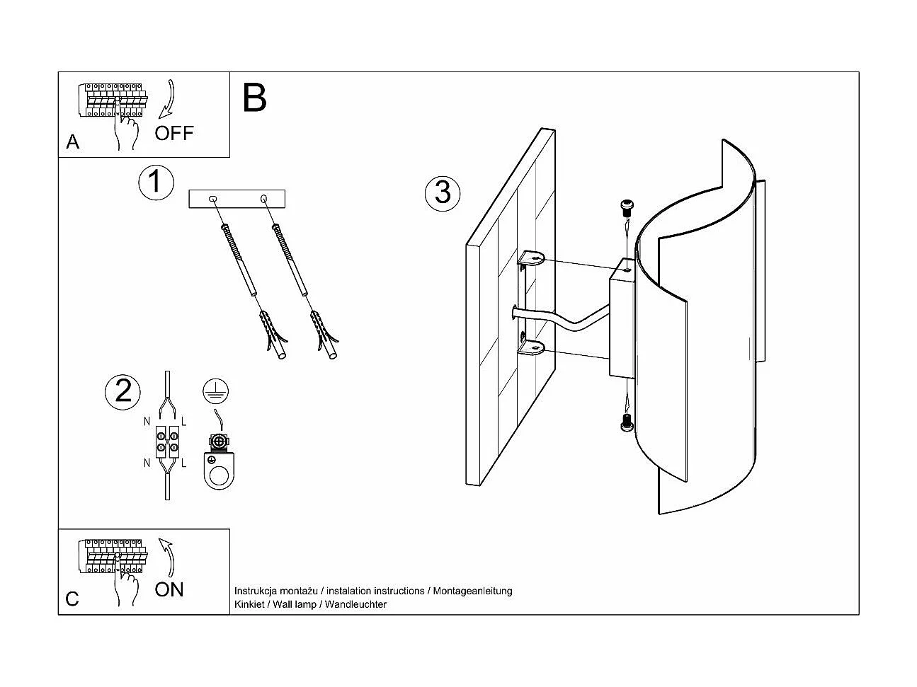 Applique Impacta blanc