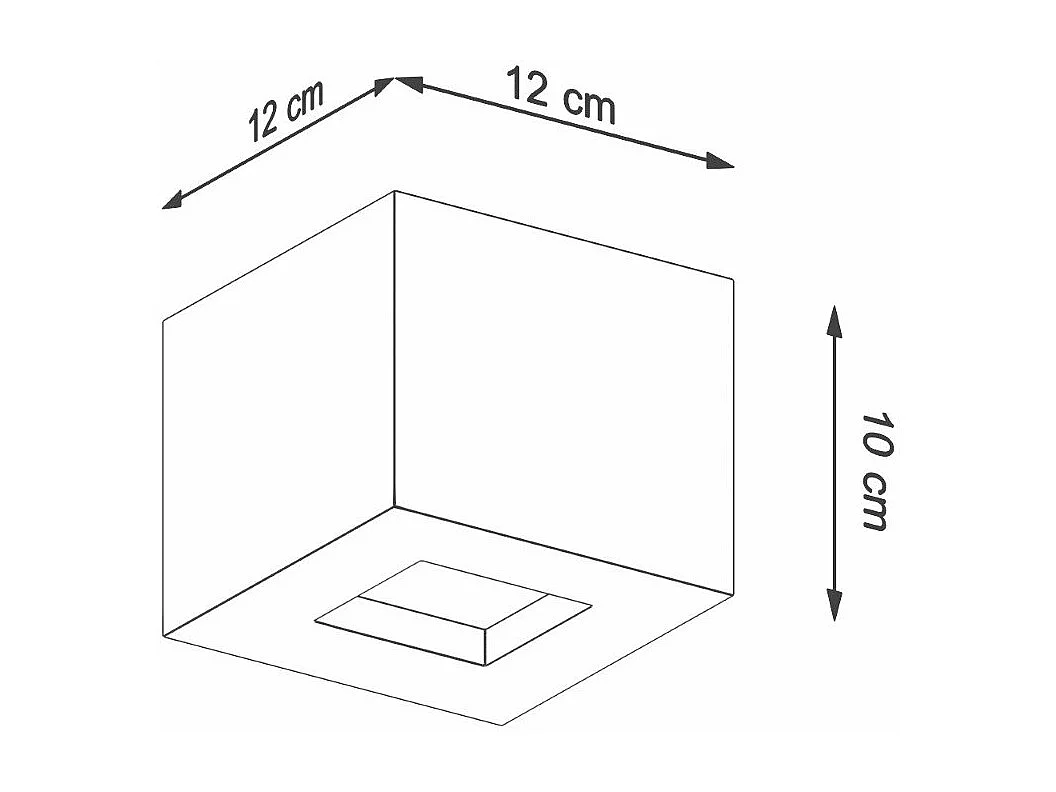 Applique Leom Béton Gris