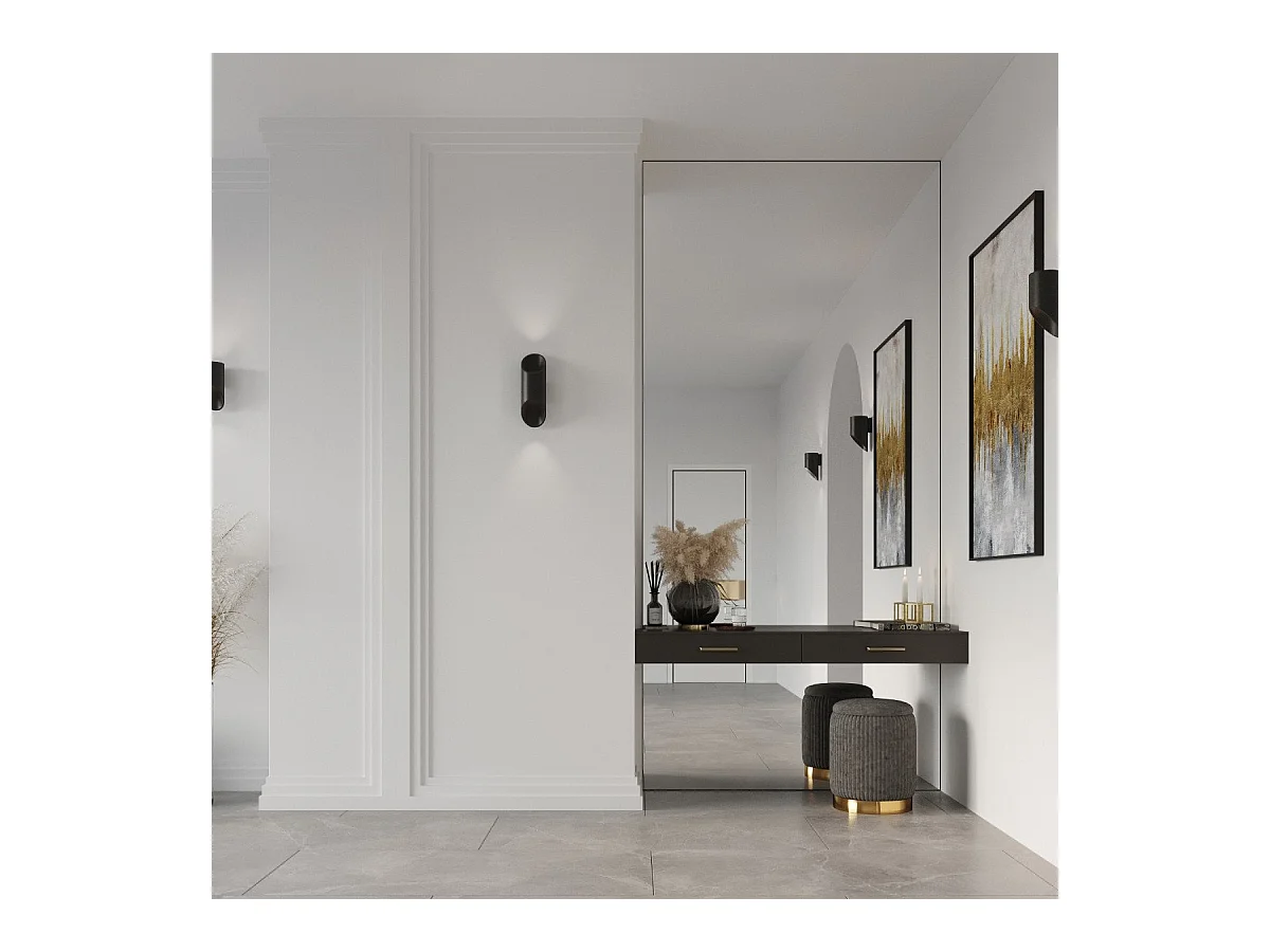 Applique Penumbra 30 noir