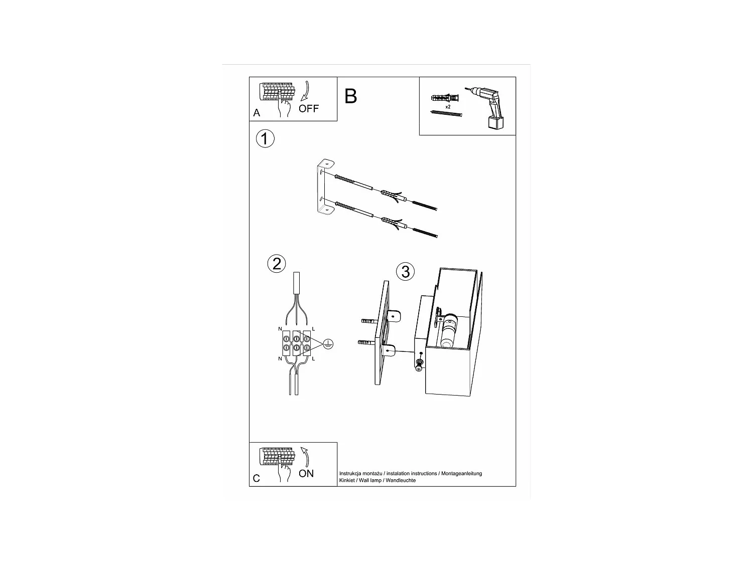 Applique Pyxis 8W LED