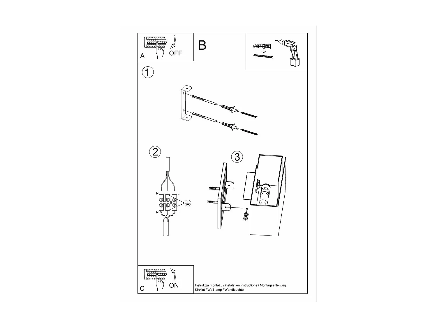 Applique Pyxis 8W LED