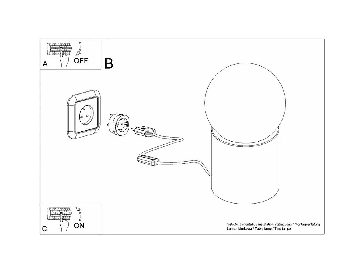 Lampe de table Aventara