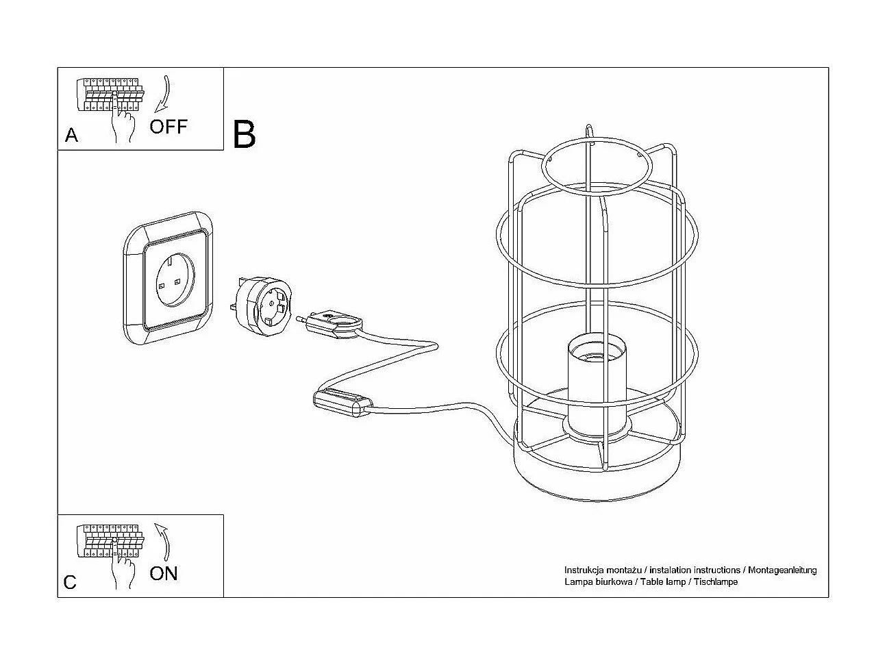 Lampe de table Graviton