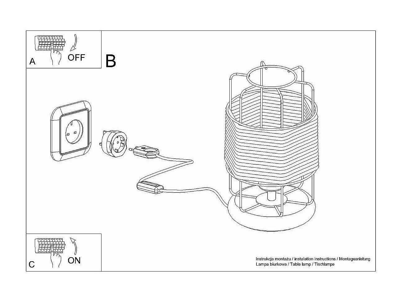 Lampe à poser Gliese