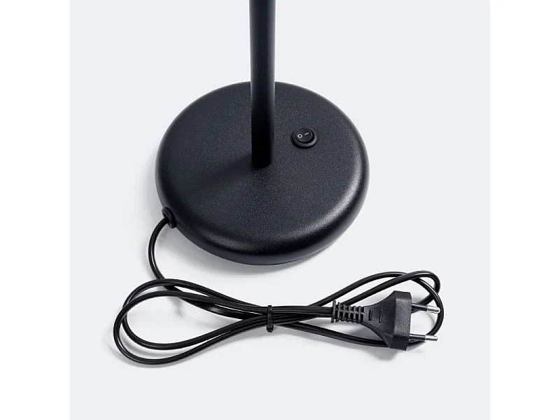 Lampe à poser Vespera noir-chrome