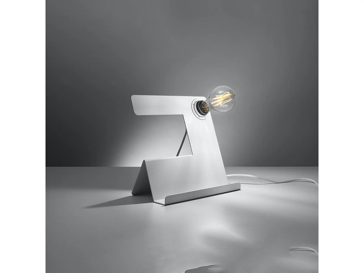 Lampe de table Inclina blanc