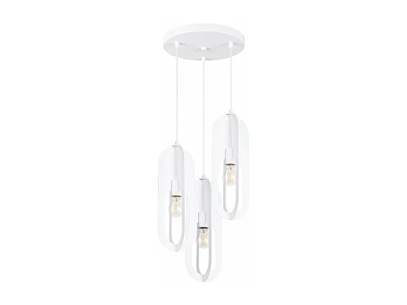 Lampe suspendue Nucleus 1 blanc