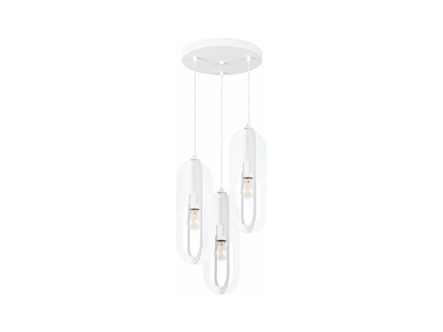 Lampe suspendue Nucleus 1 blanc