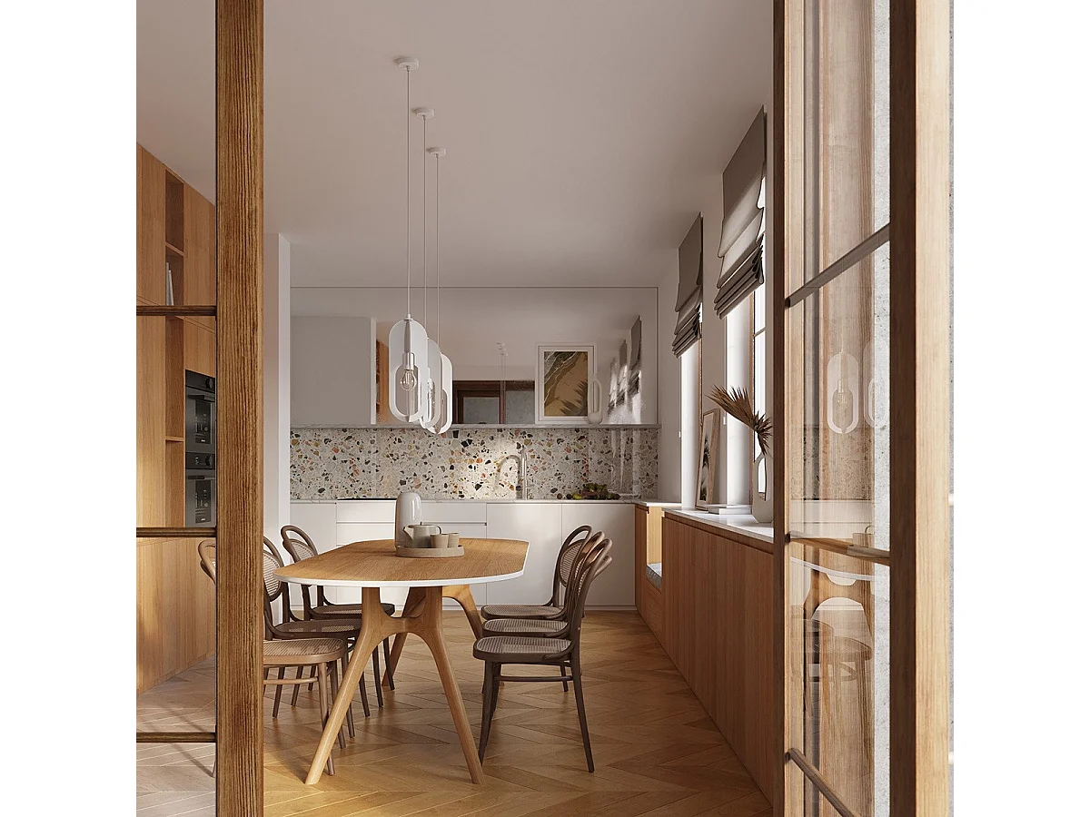 Lampe suspendue Nucleus 1 blanc