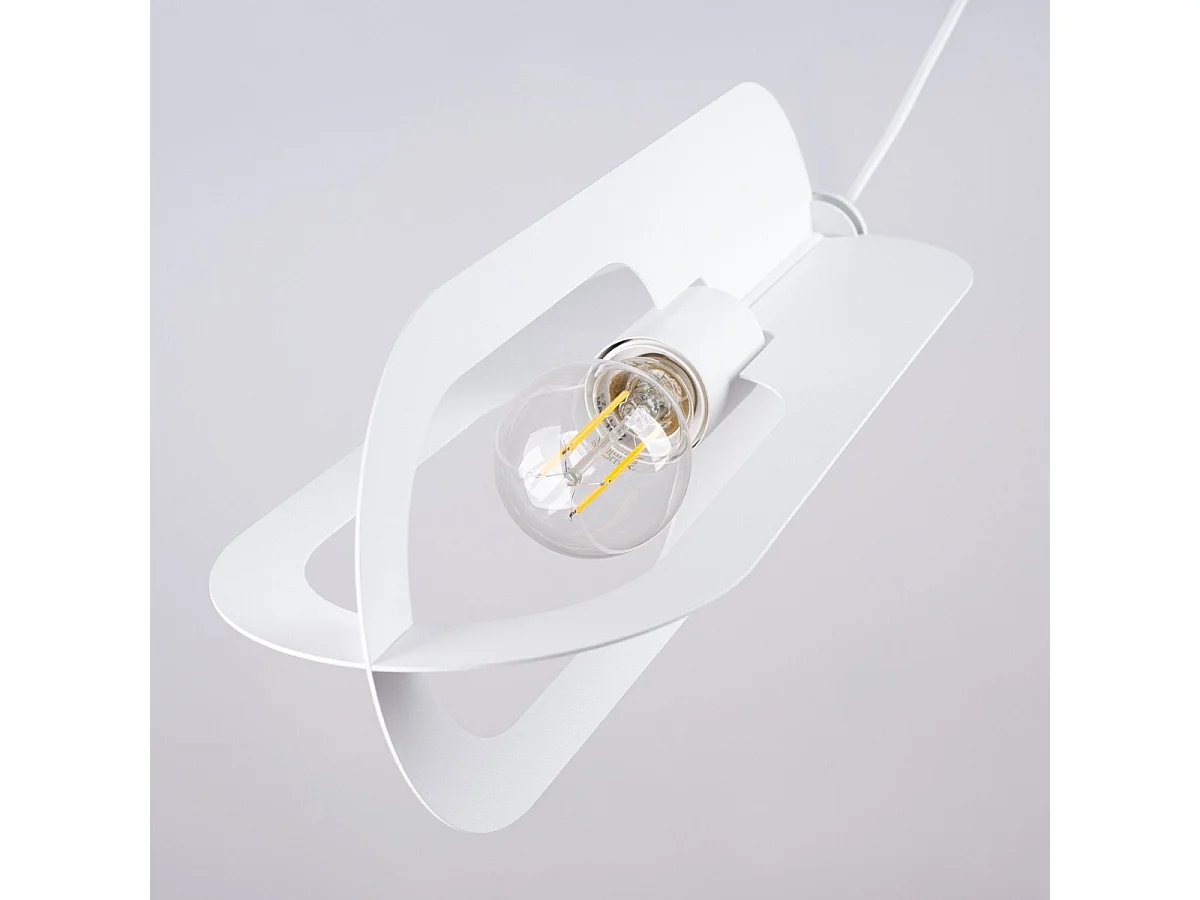 Lampe suspendue Nucleus 1 blanc