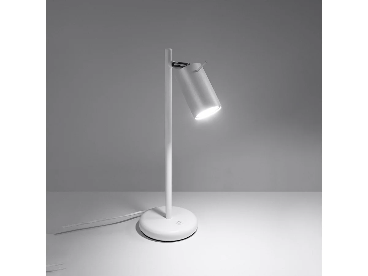 Lampe de table Lysandra blanc
