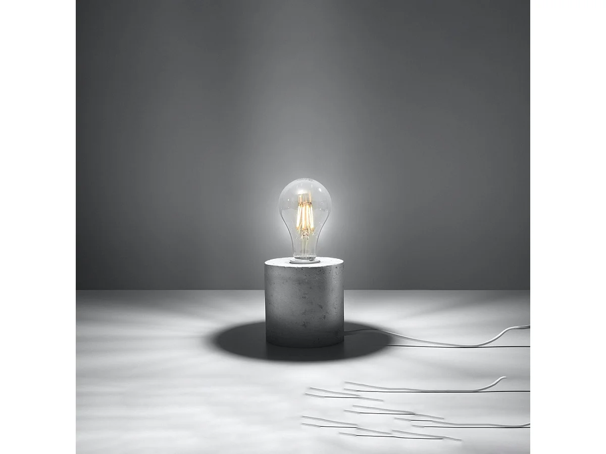 Lampe à poser Polarisys béton