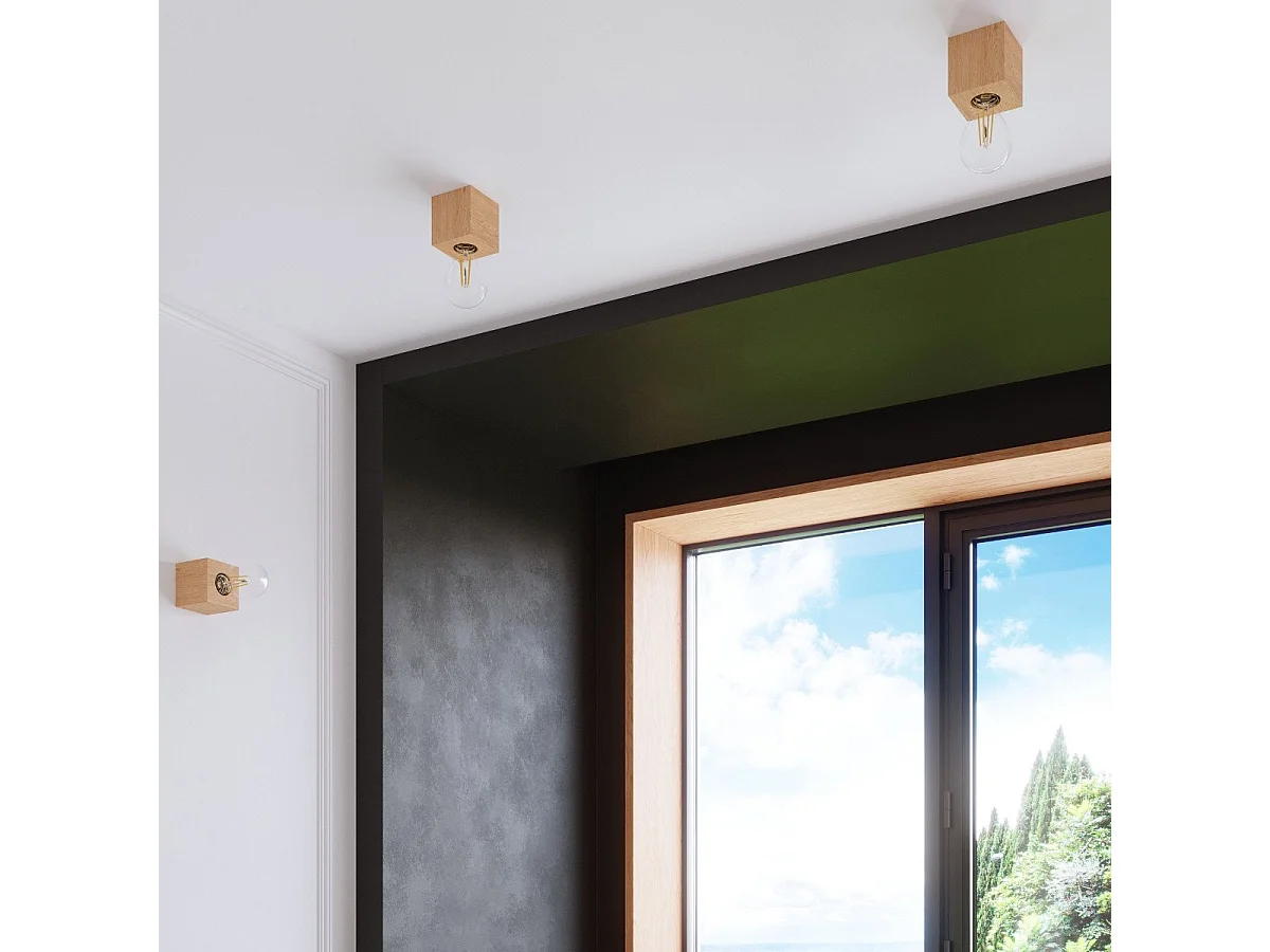 Lampe de table Azimuth en bois