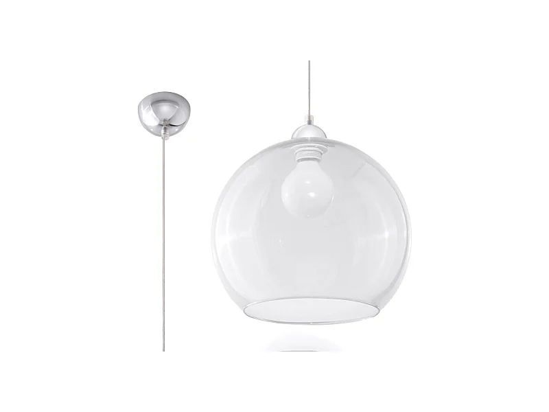 Lampe pendante Borealis transparente