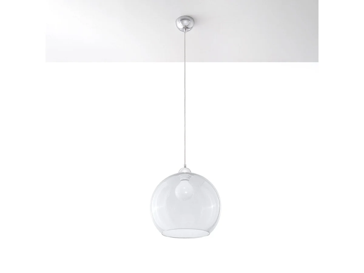 Lampe pendante Borealis transparente