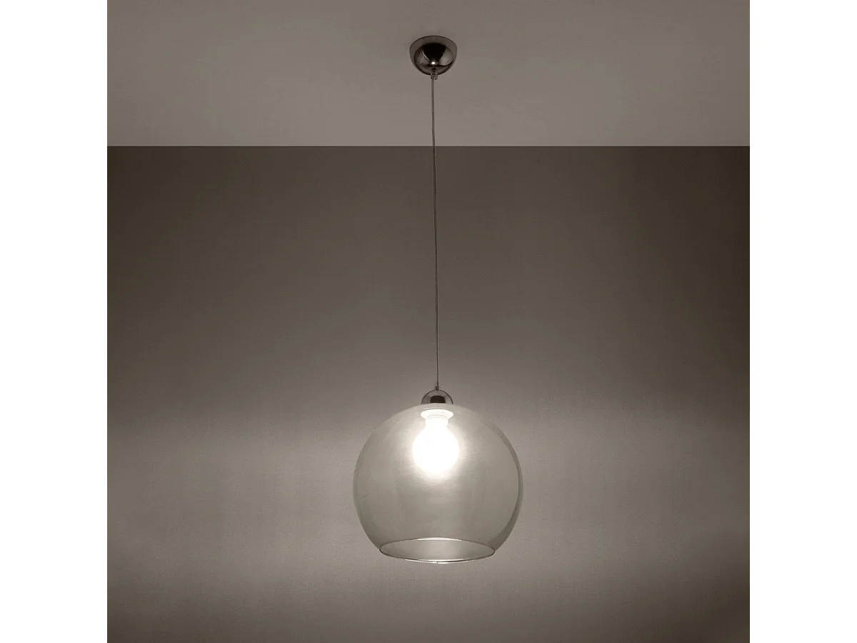 Lampe pendante Borealis transparente
