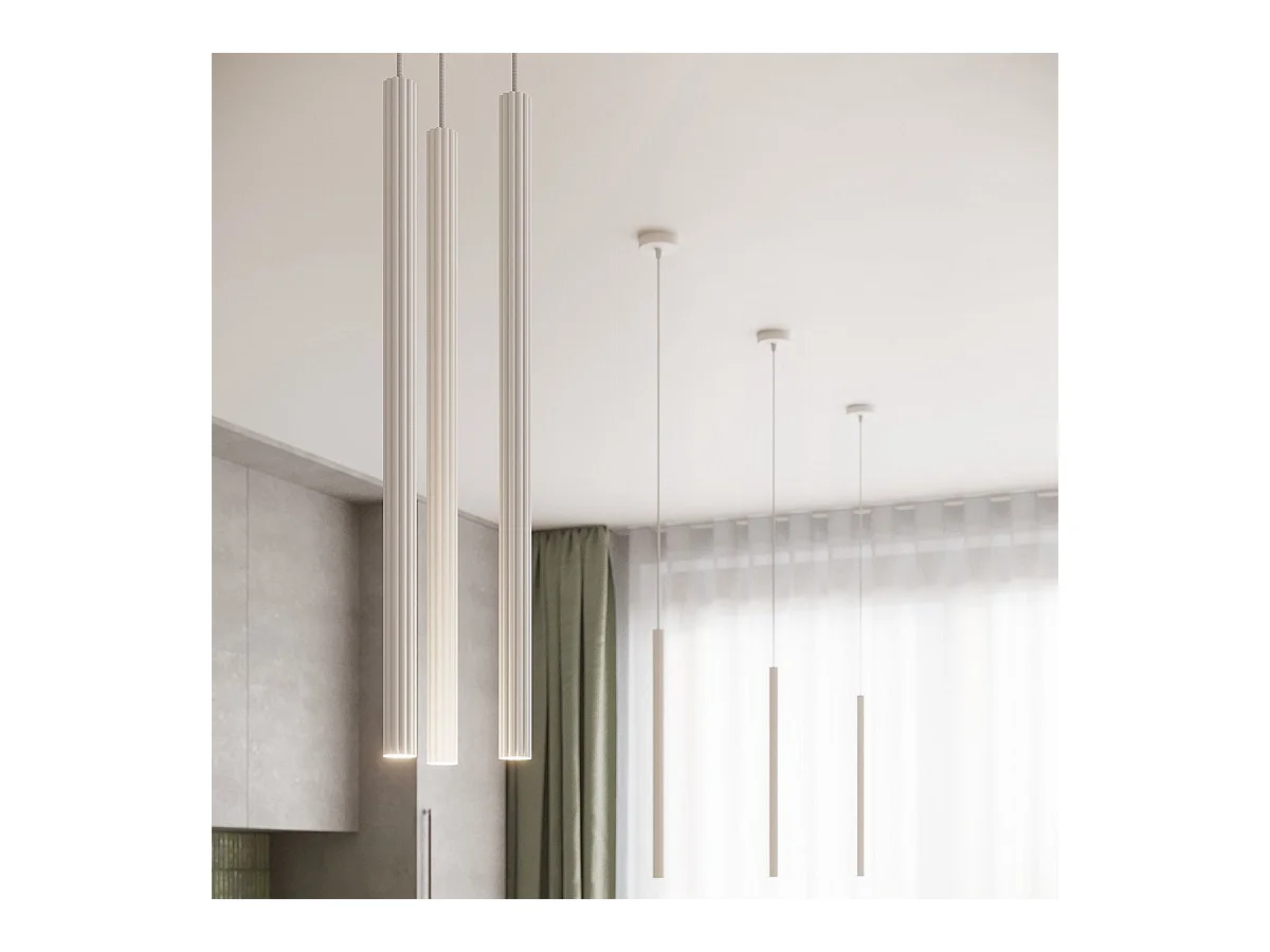 Lampe suspendue Astralis 1 blanc