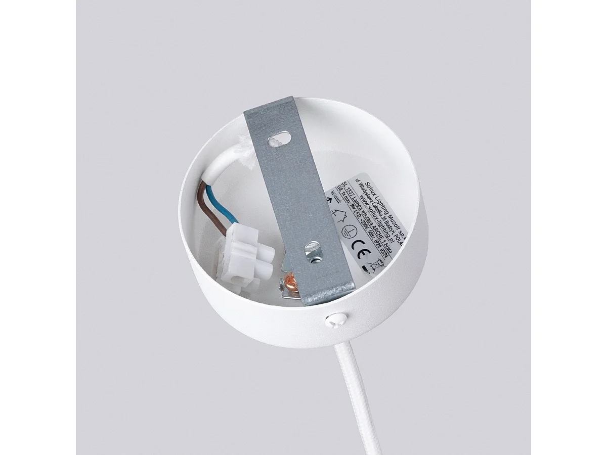 Lampe suspendue Astralis 1 blanc