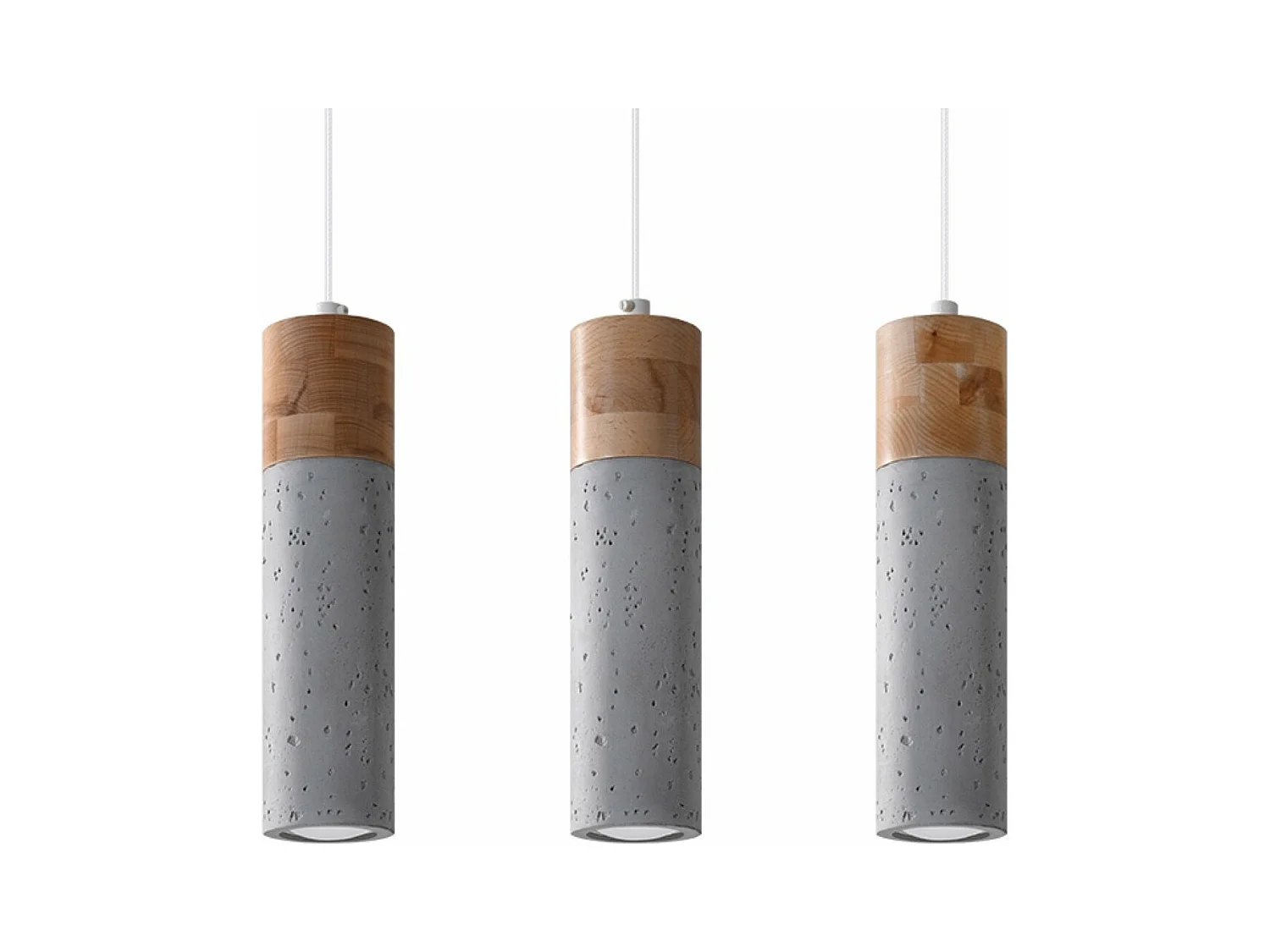 Lampe pendante Thalassa 3 gris