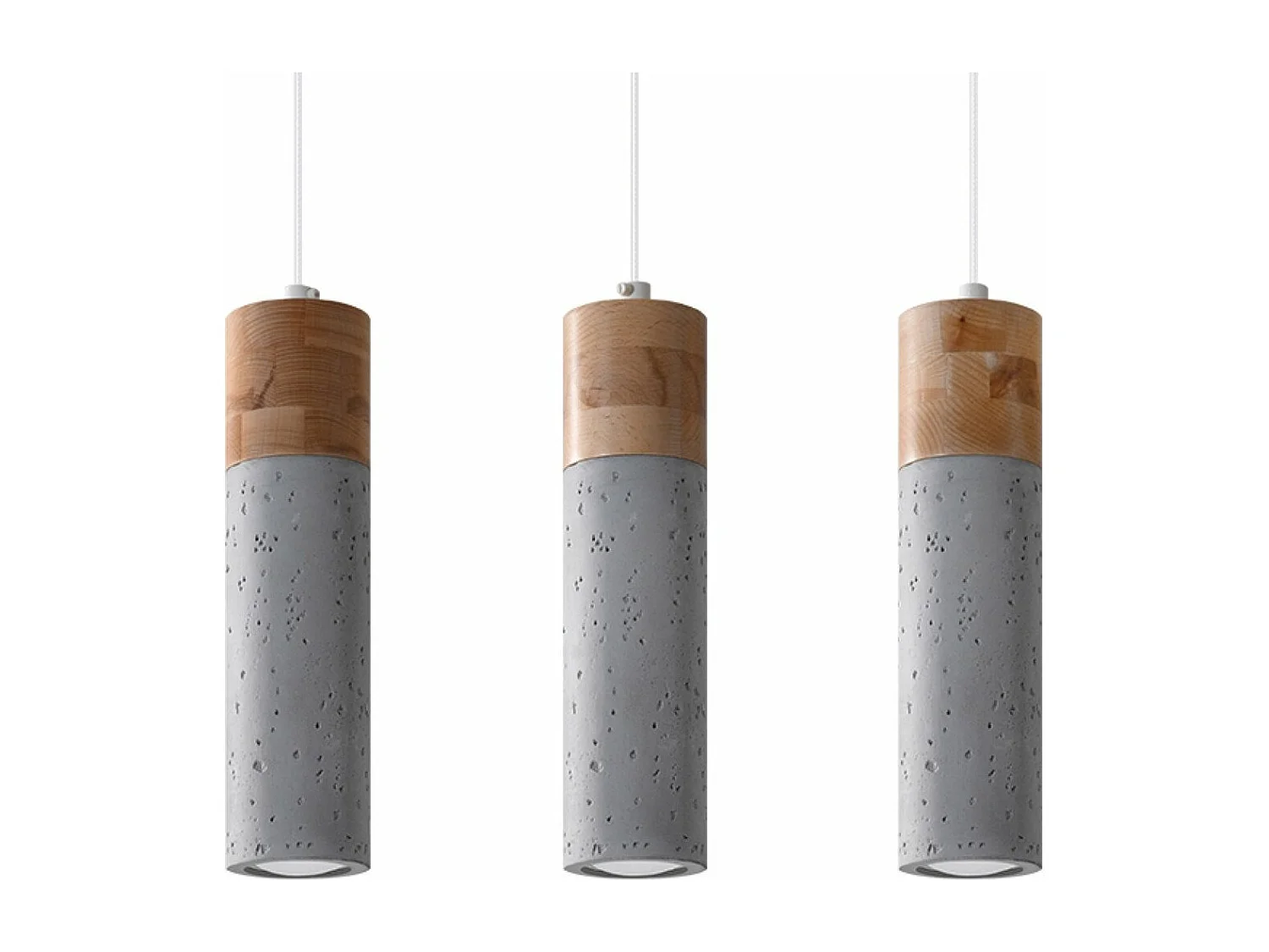 Lampe pendante Thalassa 3 gris