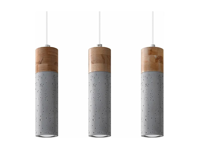 Lampe pendante Thalassa 3 gris