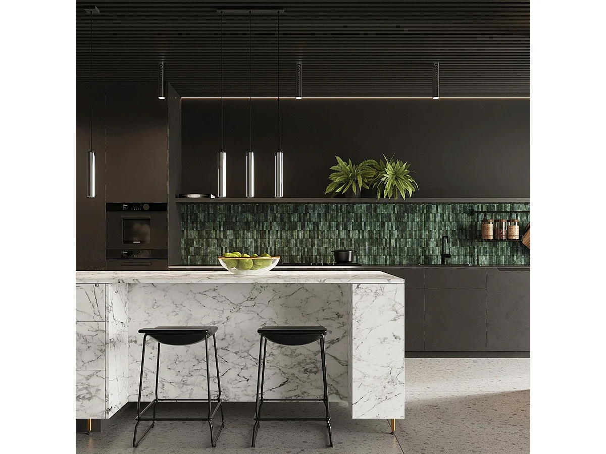 Lampe suspendue Luminis 1 chrome