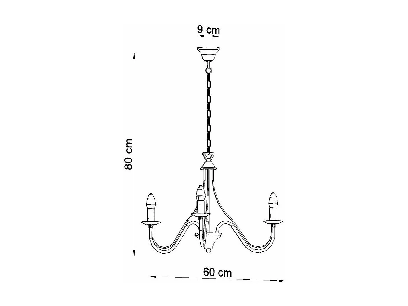 Lustre MinervaNebula 3 noir