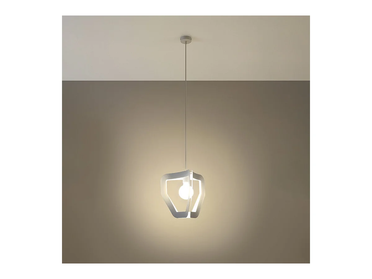 Lampe pendante Apollon blanc