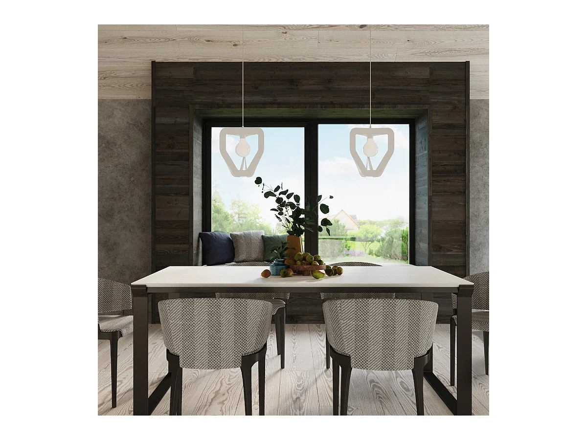 Lampe pendante Apollon blanc