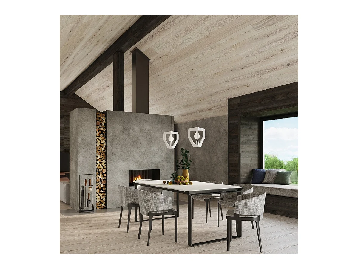 Lampe pendante Apollon blanc