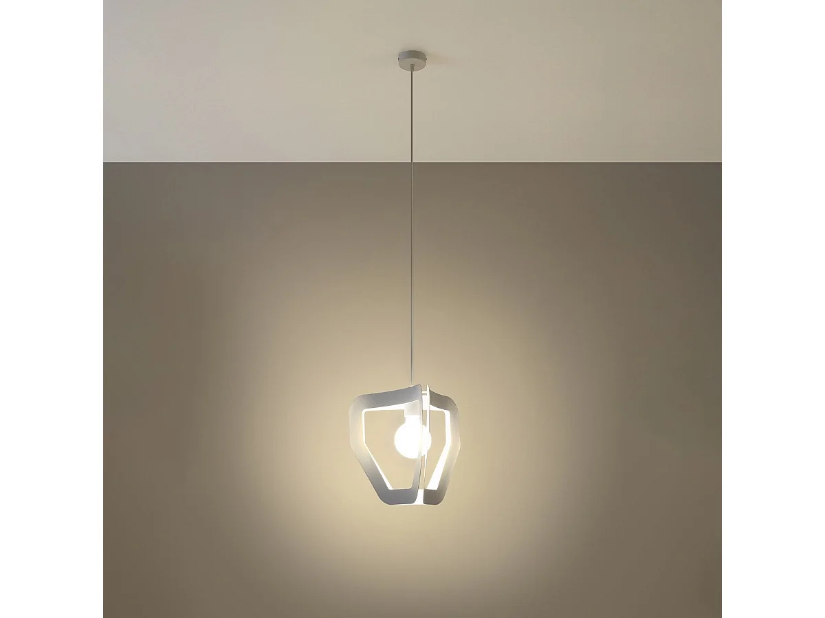 Lampe pendante Apollon blanc