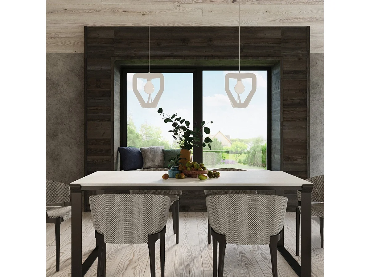 Lampe pendante Apollon blanc