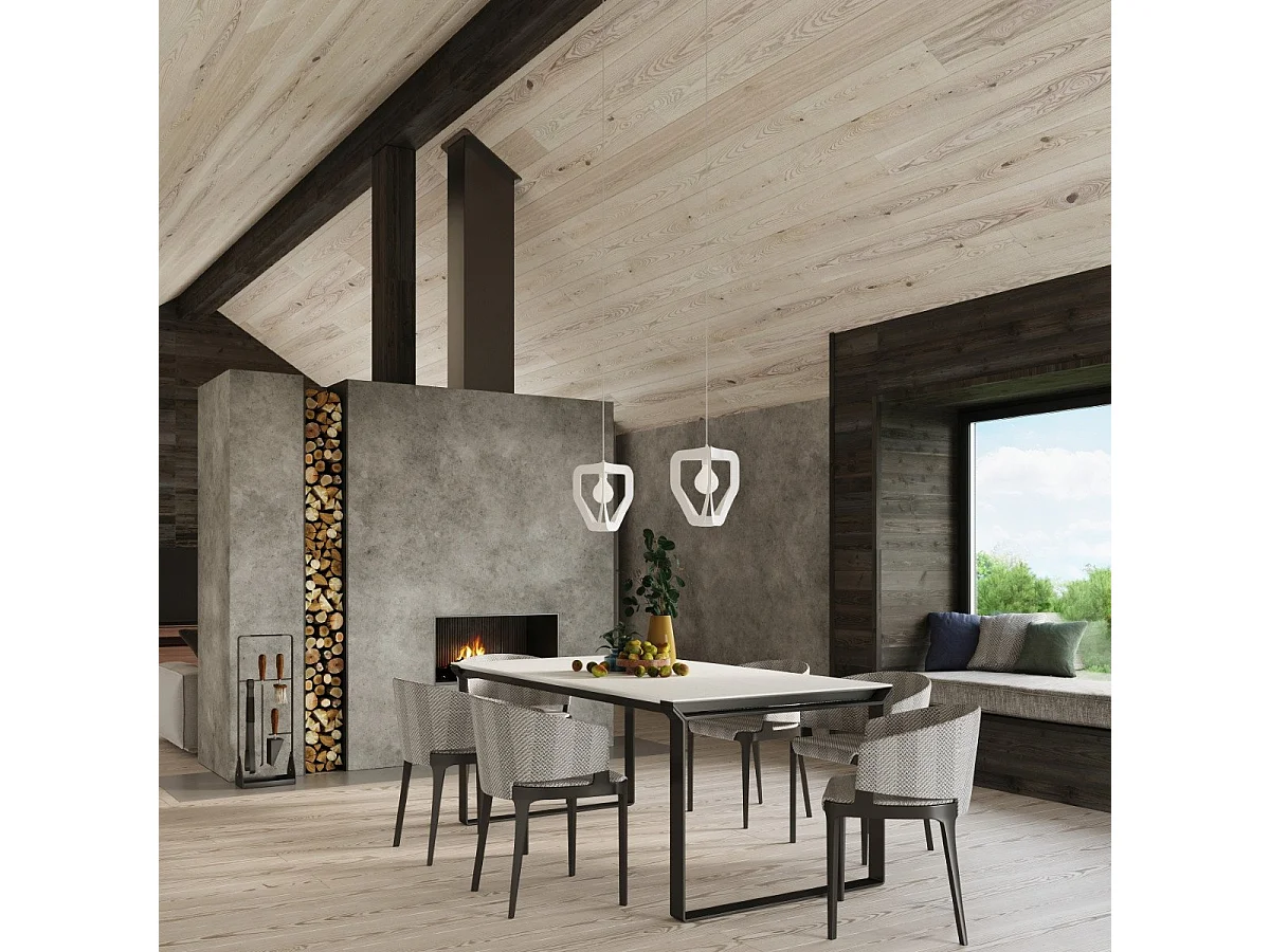 Lampe pendante Apollon blanc