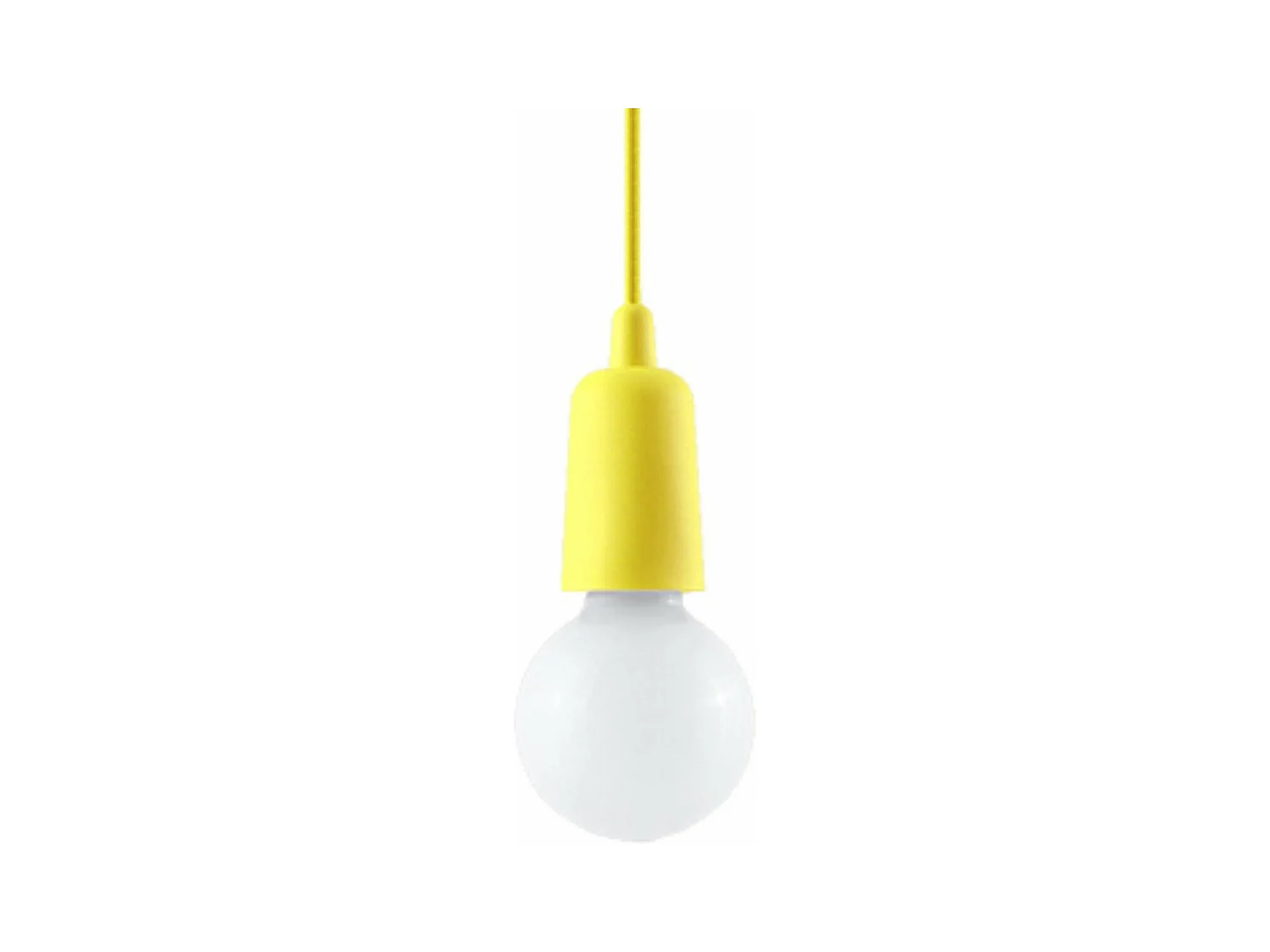 Lampe pendante Dione 1 jaune