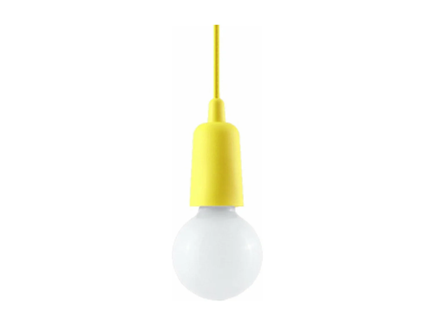 Lampe pendante Dione 1 jaune