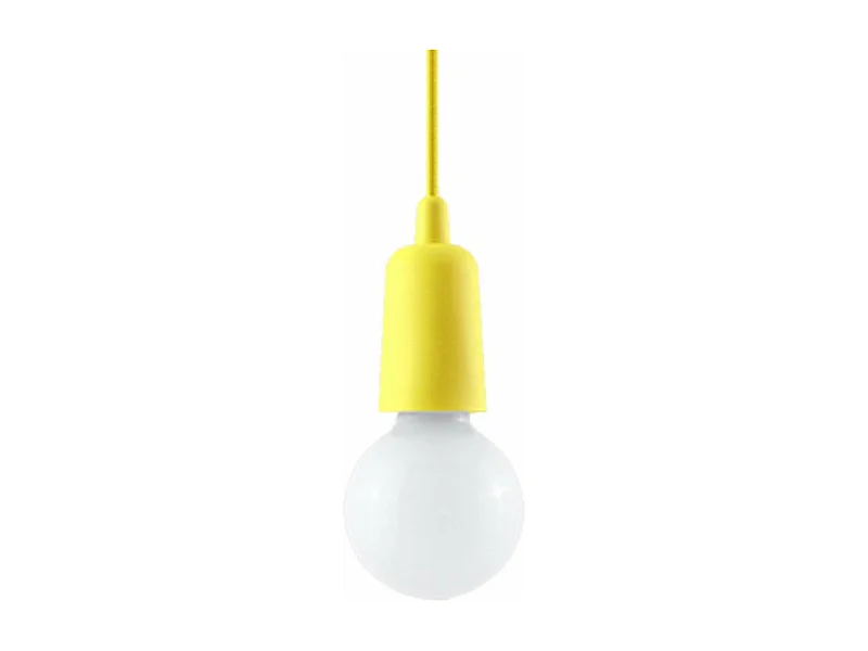 Lampe pendante Dione 1 jaune