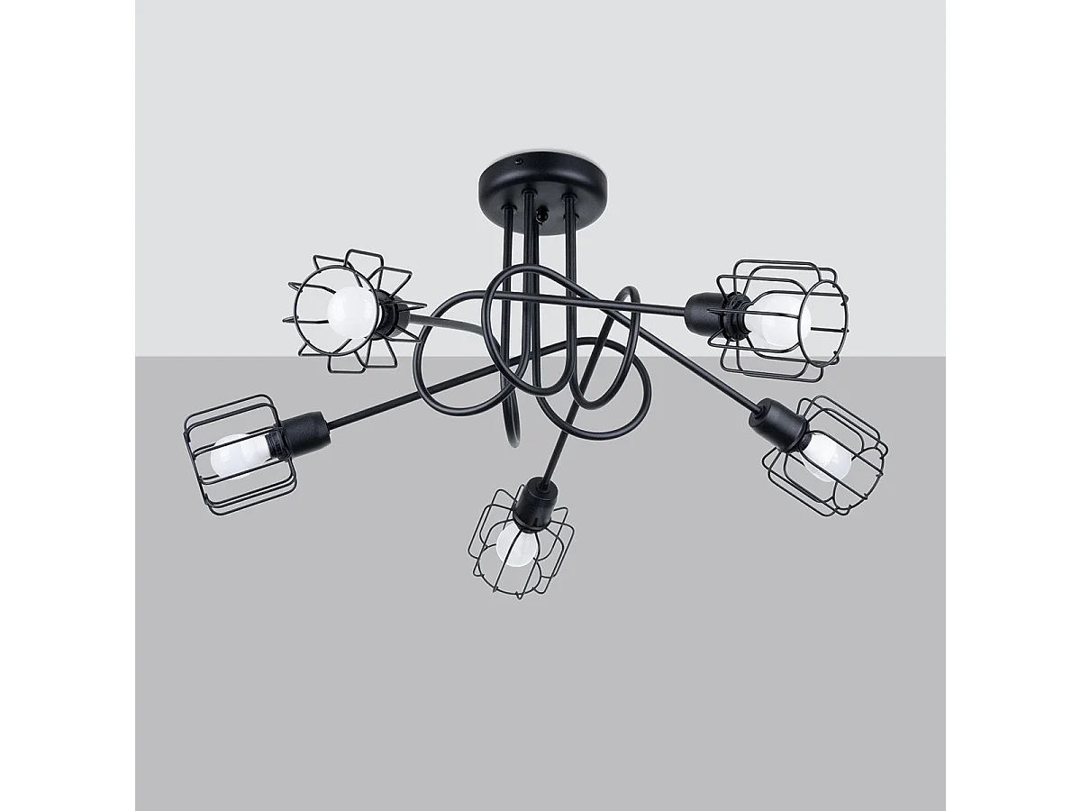 Lustre Cepheus 5S noir