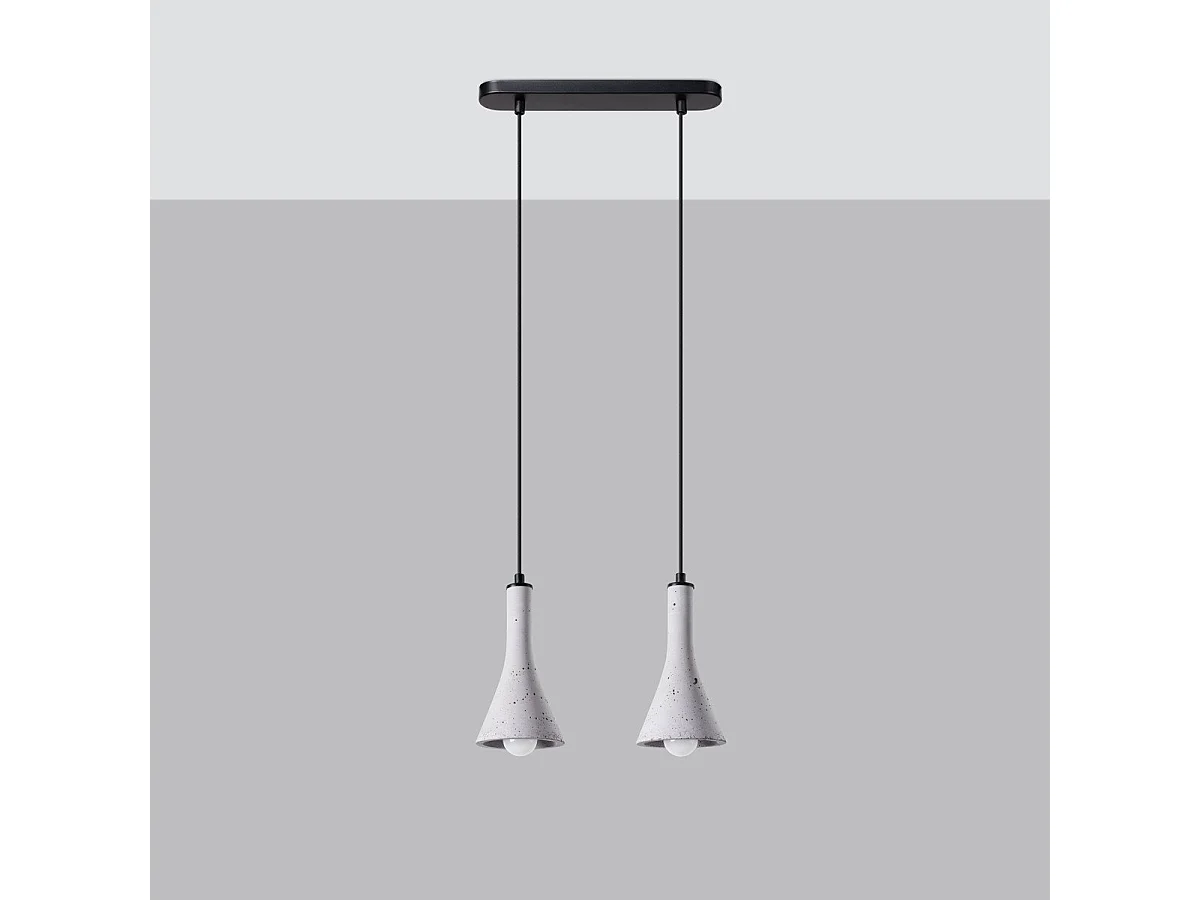 Lampe suspendue Siriara 2 béton