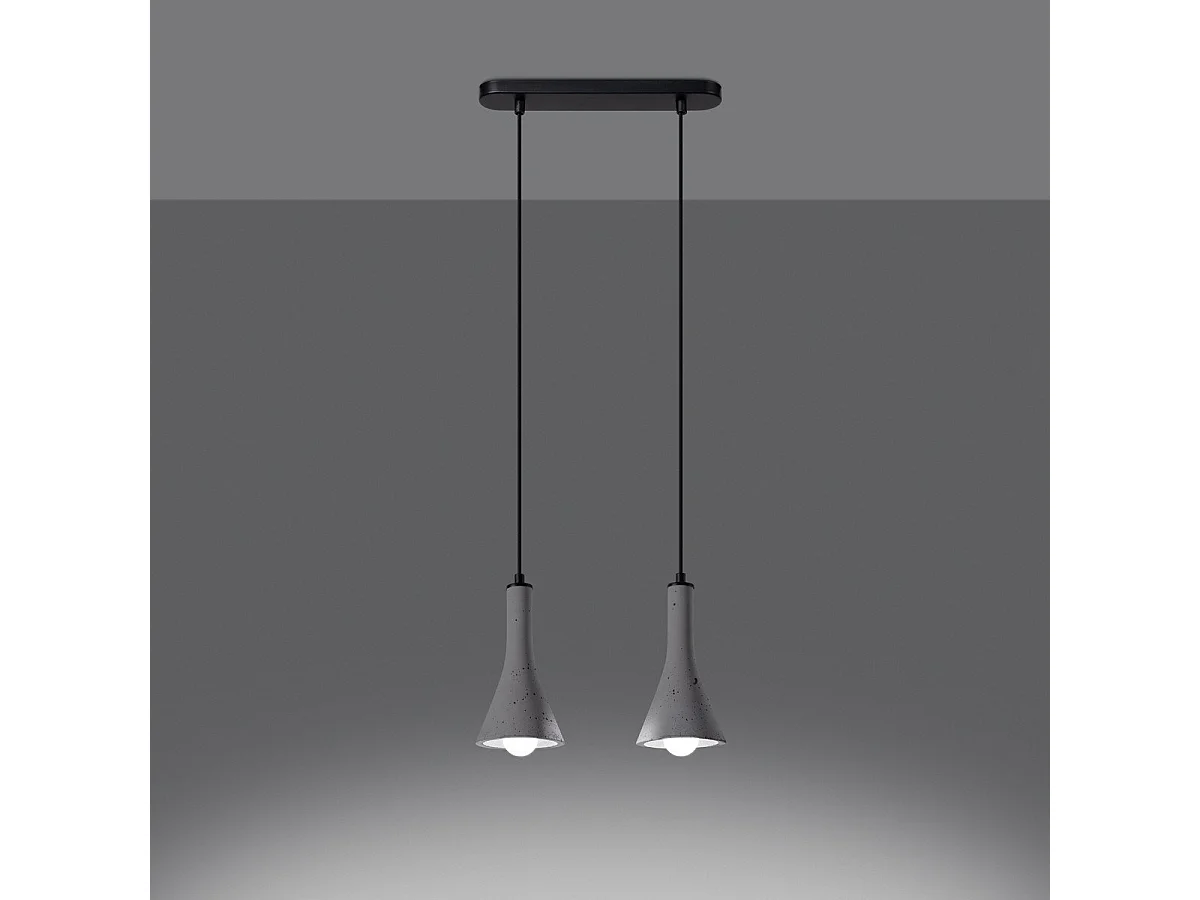 Lampe suspendue Siriara 2 béton