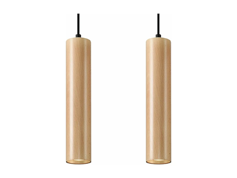 Lampe suspendue Lyric 2 bois
