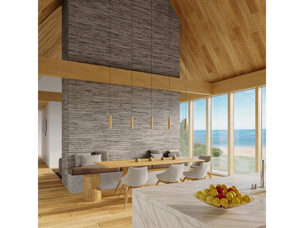 Lampe suspendue Lyric 2 bois