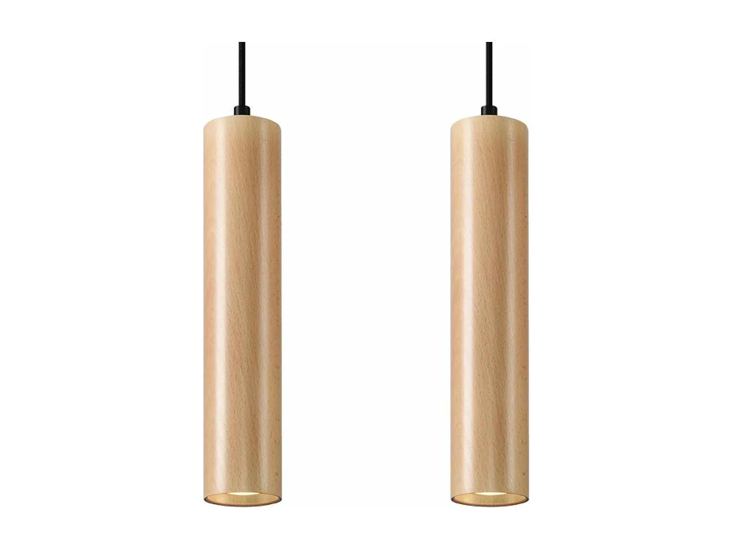 Lampe suspendue Lyric 2 bois