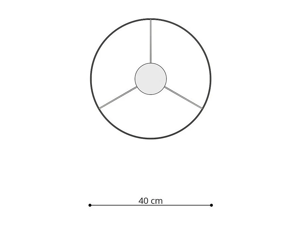 Lampe suspendue Caph 40