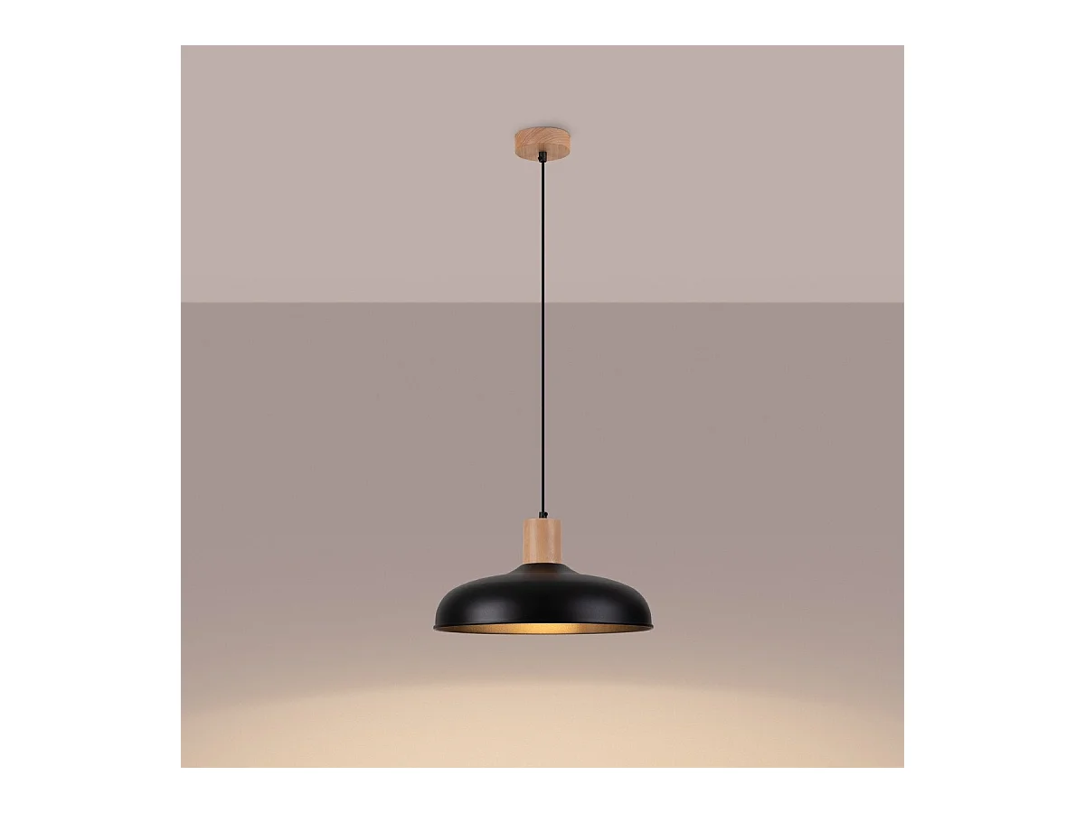 Lampe suspendue Indus noir