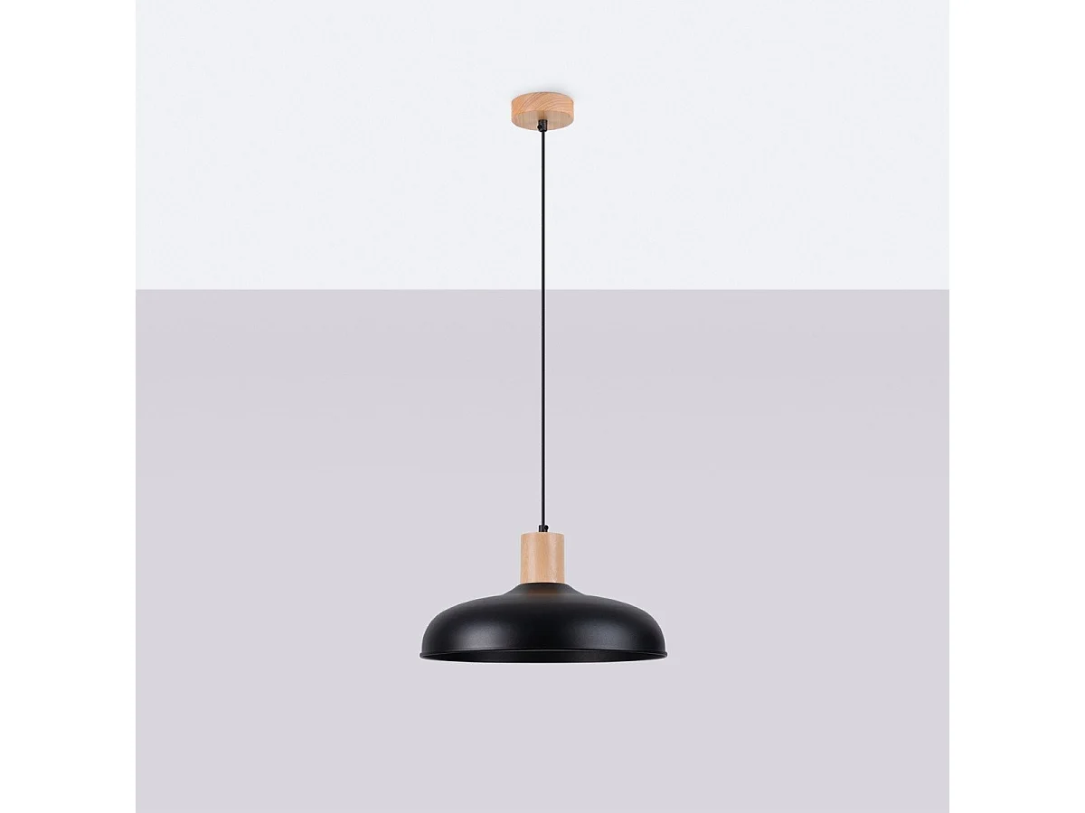 Lampe suspendue Indus noir